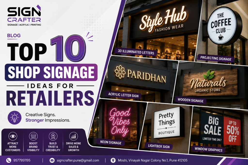 Top 10 Shop Signage Ideas For Retailers