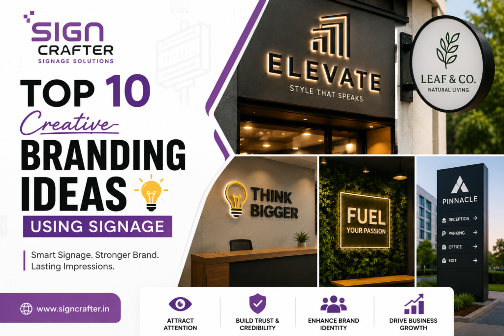 Top 10 Creative Branding Ideas Using Signage